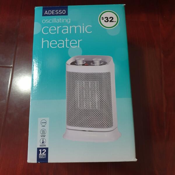 Adesso Oscillating Fan Heaters Woolworths Goldair Portable Heater